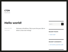 Tablet Screenshot of ctzn.com